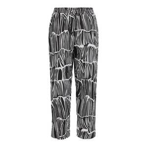 NEW GODSKE women's contrast trousers in black/white